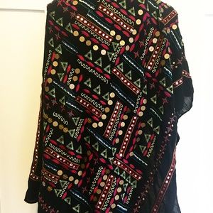 Lucky Brand Embellished Scarf